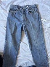 vintage baggy low rise calvin klein jeans