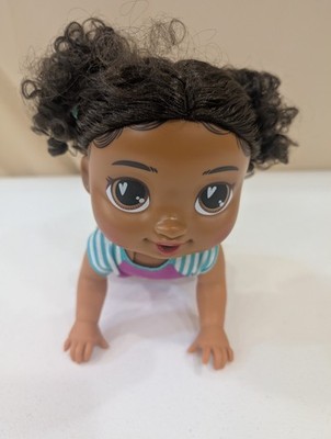 BABY ALIVE Baby Go Bye Bye Doll Crawling Talking Interactive Doll - Used