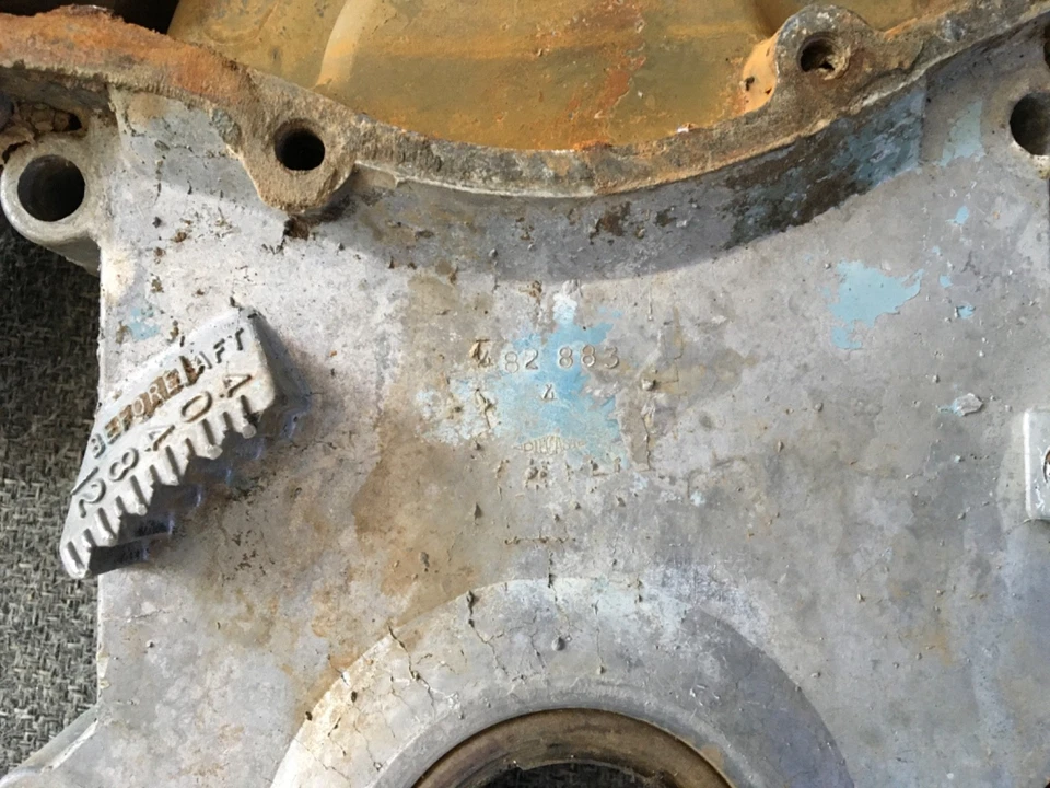 Pontiac GTO 1971 1972 1973 TRANSMISIÓN AM CUBIERTA DE CADENA DE DISTRIBUCIÓN ORIGINAL 482883 Foto 3 de 4