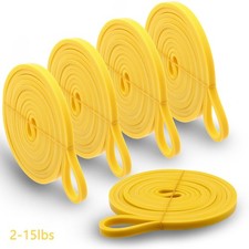 Premium Latex Resistance Band Stretch Training 2-15lbs Fitness Band Men Women