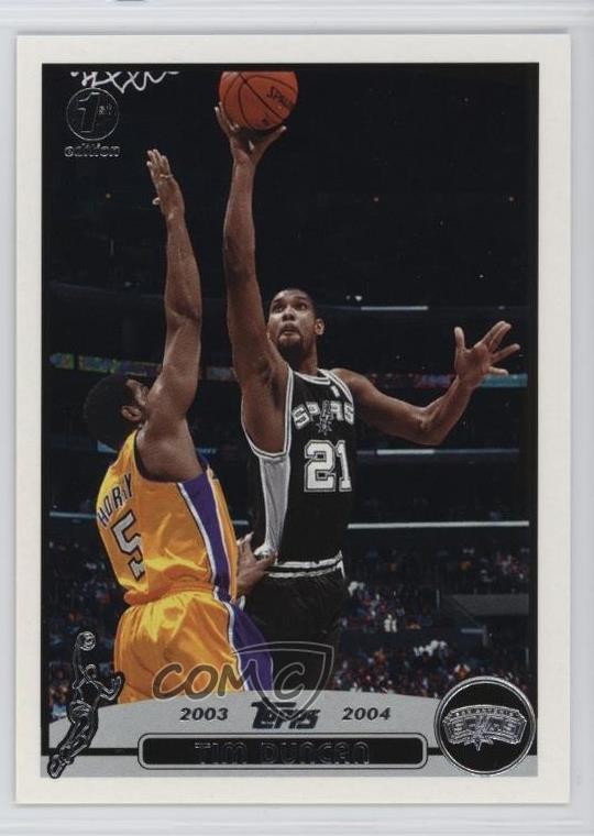 2003-04 Topps 1st Edition Tim Duncan #21 HOF 0q0