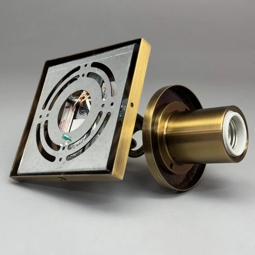 HUDSON VALLEY Lighting Group Fixture Size 7”L x 5”W Patina Brass Metal B6121-PBR - Picture 4 of 16