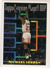 Michael Jordan 1993/94 Topps Basketball Reigning Playoff MVP #199 NM Card