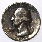 1952-D Washington Quarter - Dark - Very Fine - #1641EA