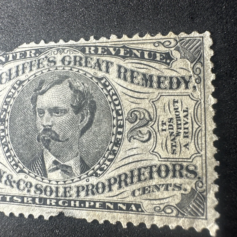 1871 RS157 Radcliffe Great Remedy High Quality Revenue Stamp - Image 3 of 4