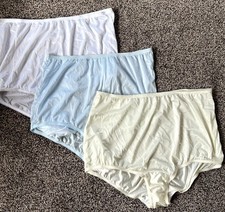 Vintage Vanity Fair 3 Nylon Granny Panties 3XL Haiti excel cond