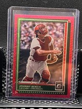Johnny Bench 2025 Donruss Optic Pink Velocity  #6/79 - Reds