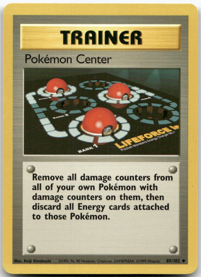 Pokemon Center 85/102 Uncommon Base Set Unlimited Pokemon LP