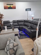 Sectional,Electric Recliner,Led light and Speaker Bluetooth