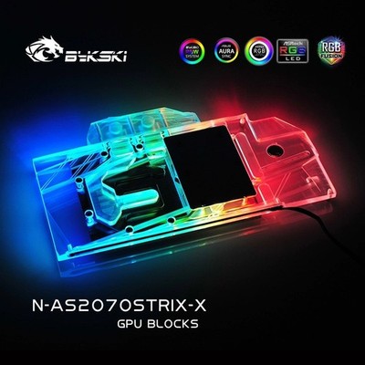 Bykski GPU-Wasserkühlblock, ARGB, Asus ROG STRIX RTX 2060/2060Super/2070