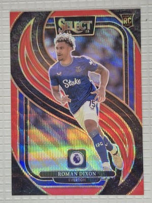 2024-25 Panini Select Premier League - Rookie Red /88 - Roman Dixon - Everton 