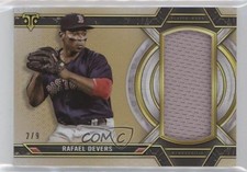 2021 Topps Triple Threads Single Jumbo Relics Gold 2/9 Rafael Devers 0u46
