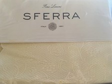 Sferra Alice 618 Ivory Full Queen Coverlet Sc...