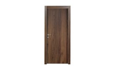 Porta Interna a Battente 90x210 cm in MDF Noce Quercia Microtec Effebiquattro