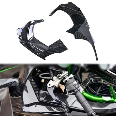 100% Carbon Fiber Motorcycle Dash Panels Fit For Kawasaki Ninja H2 H2R 2015-2023