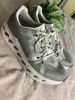 On Cloudeclipse Alloy White Speedboard  Running Shoes Mens Size 13