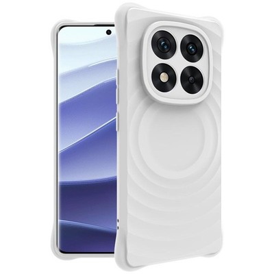 IMAK UC-6 Manbo Frosting Soft Case für Redmi Note 14 Pro 5G Weiß