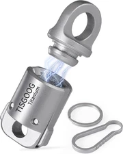 Titanium Magnetic Quick Release Keychain, Heavy Duty Key Holder, Detachable Chai