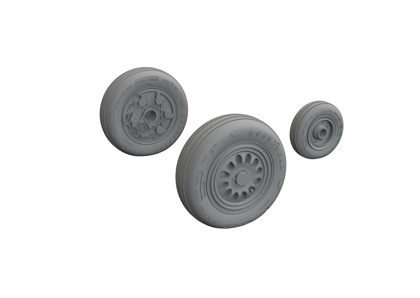 Eduard Brassin 648833 1:48 Lockheed-Martin F-16C wheels late