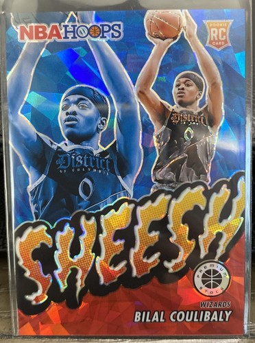 2023-24 NBA Hoops Premium Stock - Sheesh Red Ice #14 Bilal Coulibaly 58/99