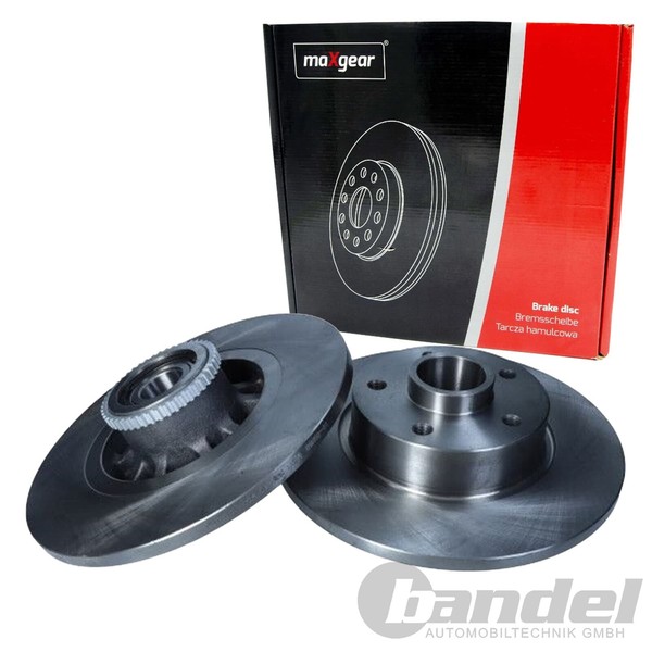 2X Maxgear Bremsscheiben 280Mm Voll Hinten Passend FüR Fiat Talento Nissan NV300-image