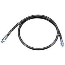 Grease Gun Hose 39.3" 10000 PSI Spring Flex Grease with 1/8" NPT Threads Black