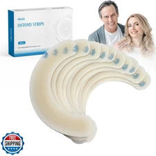 Heagimed 20PCS Ostomy Barrier Strips, Skin-Friendly Hydrocolloid Skin Barrier