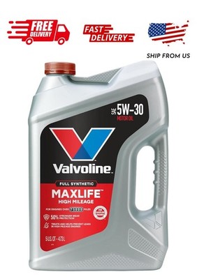 Valvoline MaxLife High Mileage Full Synthetic 5W-30 Motor Oil 5 Quart