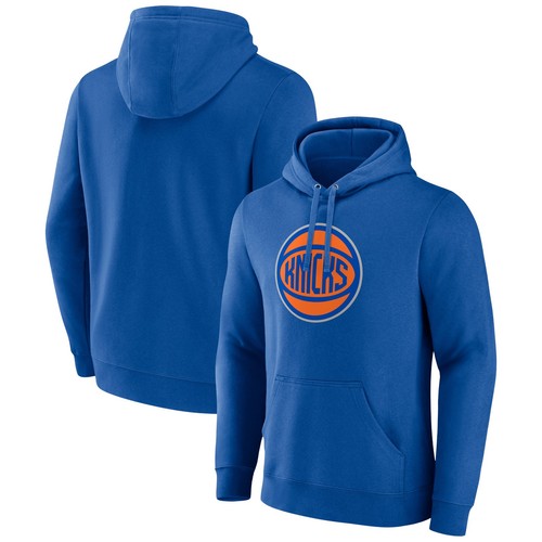 Sudadera con capucha para hombre Royal New York Knicks logotipo alternativo - Imagen 1 de 3