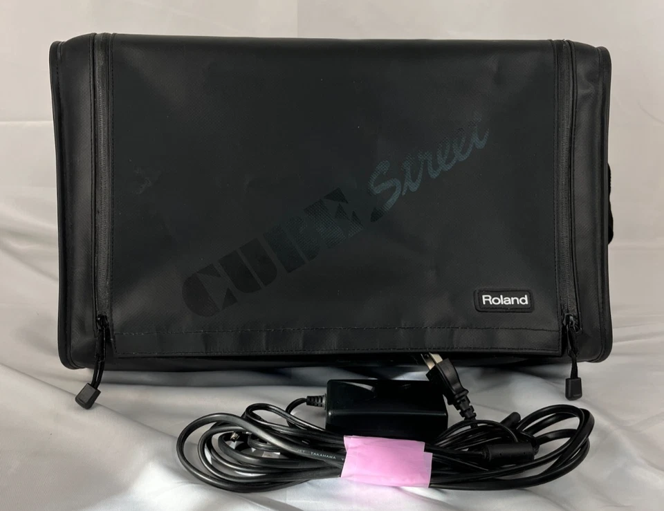 Roland Cube Street Red Battery Powered Stereo Combo Amplifier used - Image 2 of 4