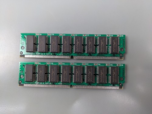 (2) Advantage 32MB EDO SIMMs, 72-pin RAM Memory Sticks (64MB Total) AMC 32M EDO - Picture 3 of 3