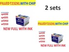 full and refillable 8pk 232xl  Ink Cartridge Ink Epson Xp 4200 4205 wf2950 2930