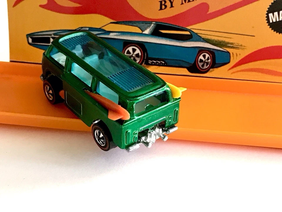 Hotwheels Redline Volkswagen Beach Bomb 1969 H.K. Verde Original 🟢 Foto 3 de 4
