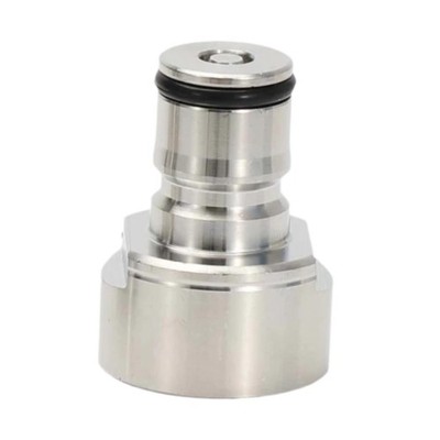 2 Stück Keg Dispenser Ball Lock Keg Kupplung Adapter Quick Connect Edelstahl