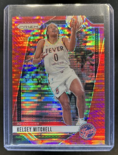 2024 Panini WNBA Prizm Kelsey Mitchell Red Pulsar #/299 Fever
