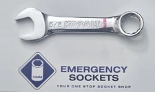 Kobalt 12-Point Stubby Chrome SAE Combination Wrench - Pick A Size