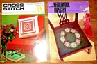 Lot MCM 2 Pattern Books Cross Stitch Embroidery Needlework Tapestry Coats Design