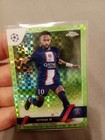 2023 Topps Chrome UEFA Champions League #10 Neymar Jr Green Checkerboard /399 SP