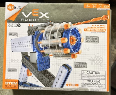 Hex Bug VEX Robotics Gatling Rapid Fire Dart Shooter Motorized STEM Toy Sealed