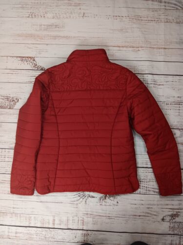 Aventura Puffer Jacket Women’s Medium Quilted Insulated Full Zip Floral - Picture 2 of 13