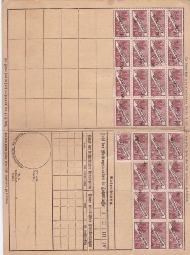 Quittungskarte germany Wurttemberg 1896 - Picture 2 of 2