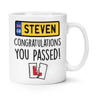 Personalised Congratulations You Passed L Plate 10oz Mug Cup Learner New Driver