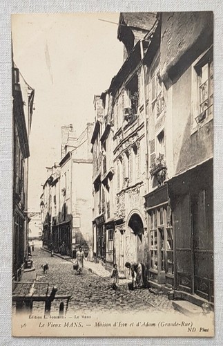 CPA Le Mans Sarthe, Carrefour Saint-Nicolas et Rue Marchande