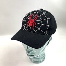 Marvel Comics Spiderman Black Kids Baseball Hat Cap Youth One Size
