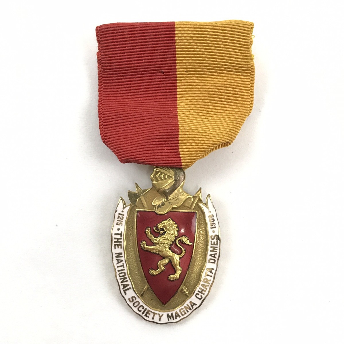 Vintage National Society of Magna Charta Dames Insignia Medal