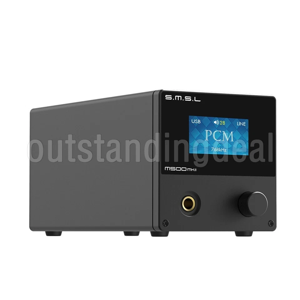 SMSL M500 MKII Bluetooth DAC Headphone Amplifier USB DAC for Power Amp Speakers- - Image 3 of 4