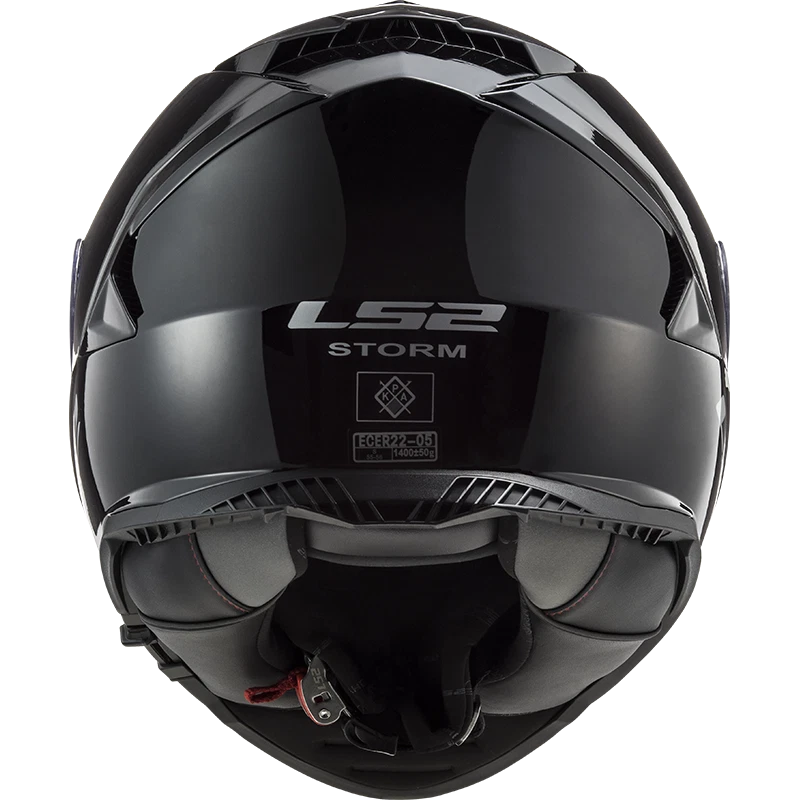 LS2 FF 800 Storm Solid Matt Schwarz Motorrad Helm Integralhelm Sonnenblende - Bild 4 von 4