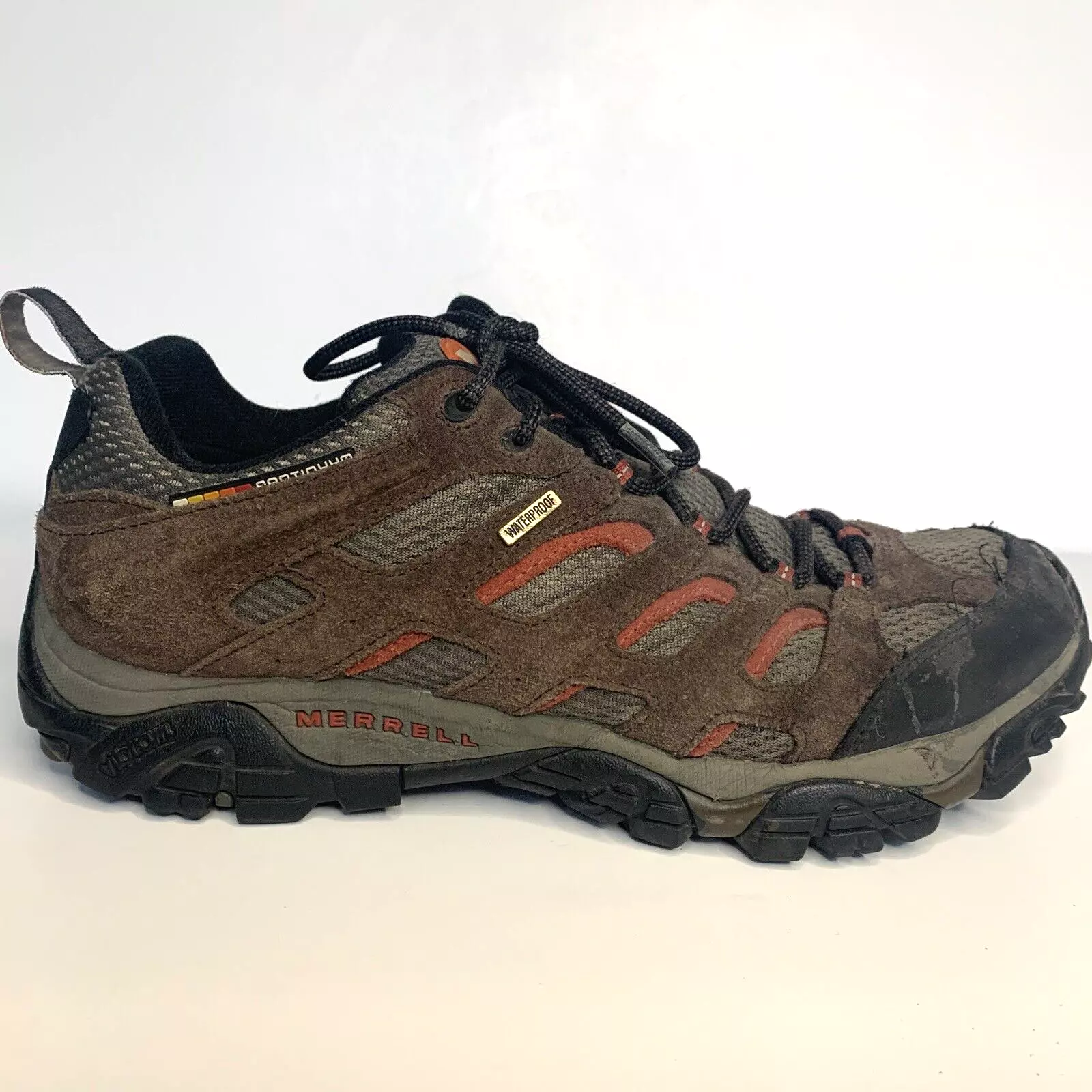 merrell moab 2 hiking trail low waterproof dry vibram shoes