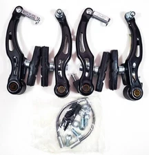 GDi SYPO V-Brake Linear Pull Set Front Rear Black