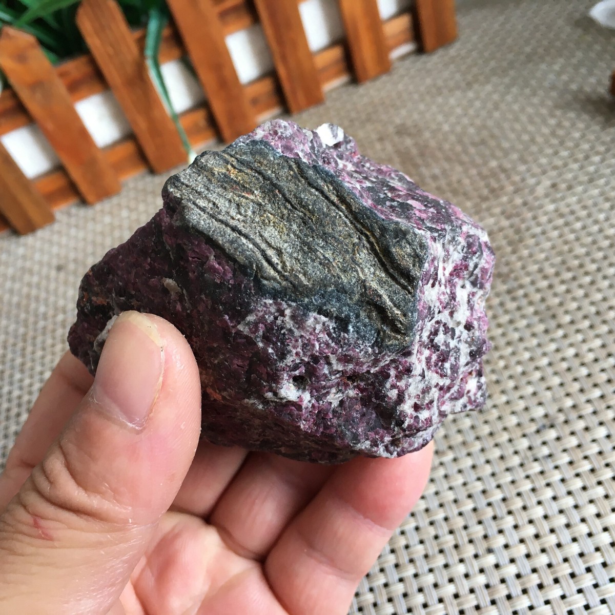 208g Natural Red Tourmaline Crystal Rough Stone Rock Specimen